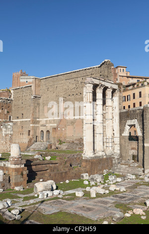 Forum di Augusto, Fori Imperiali, Roma, Italia Foto Stock