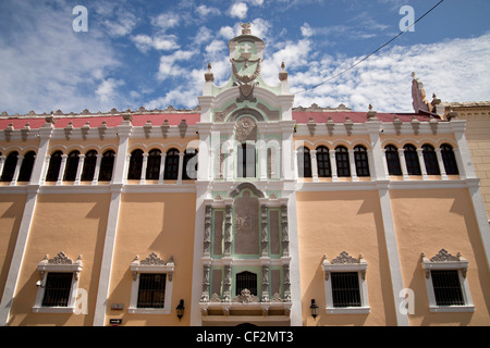 Palace Palacio Bolivar, oggi il Ministero degli Affari Esteri nella Città Vecchia, Casco Viejo, Panama City, Panama, Foto Stock