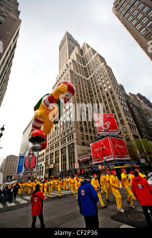 Thanksgiving Parade in New York City Foto Stock