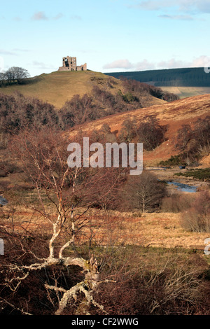 Il castello di Auchindoun In Cabrach, murene. Foto Stock