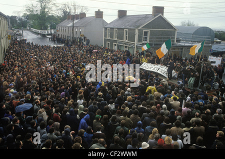 I guai " Vittoria di sciopero della fame' 1981, Toome, Toomebridge County Antrim, Irlanda del Nord.1980S UK HOMER SYKES Foto Stock