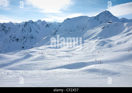 Peyragudes ski resort, Midi-Pirenei, Francia. Foto Stock