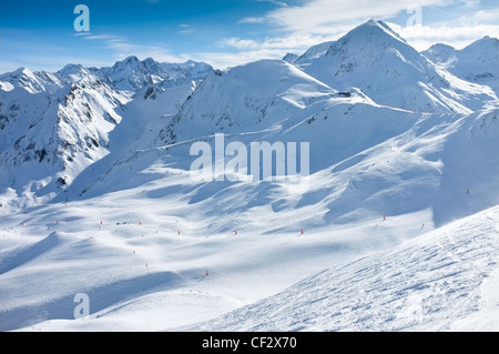 Peyragudes ski resort, Midi-Pirenei, Francia. Foto Stock