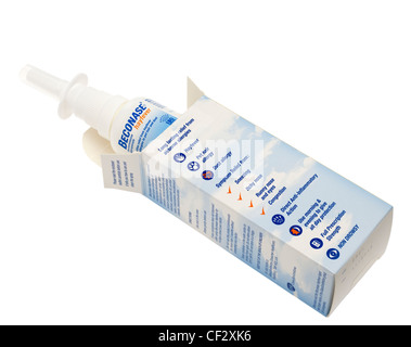 Beconase hayfever spray nasale Foto Stock