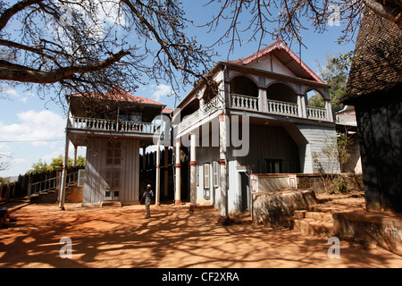 Ambohimanga, Palazzo reale del Madagascar è re e regine. Residenza estiva della regina Ranavalona. Foto Stock