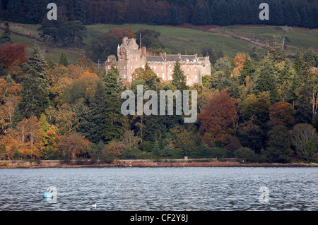 Brodick Castle e Country Park sull'isola di Arran. Foto Stock