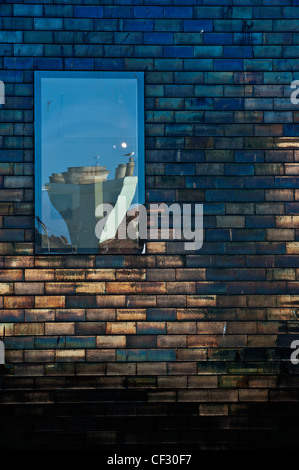 Vista esterna della Galleria Jerwood, Hastings Stade, East Sussex, England Regno Unito Foto Stock