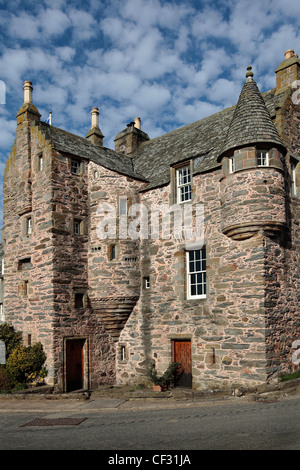 Fordyce Castello, costruito da Thomas Menzies, Laird di Durn nel 1592. Foto Stock