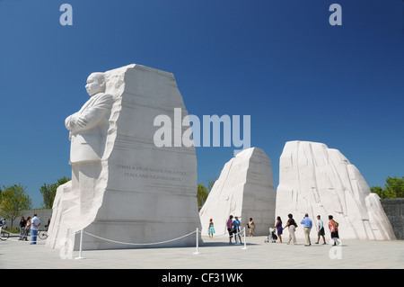 Martin Luther King Jr National Memorial sul Mall di Washington, D.C. Foto Stock