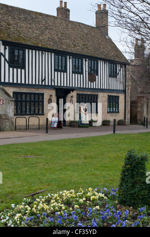 Città di Ely, Inghilterra. La casa di Oliver Cromwell ed Ely Centro di informazioni turistiche. Foto Stock