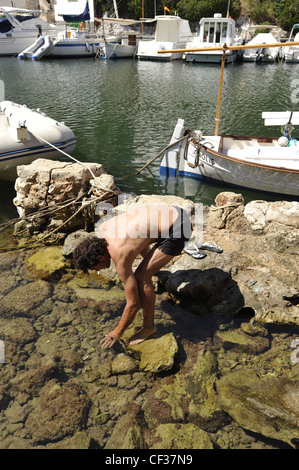 Cala Figuera Maiorca Balierics Spagna Foto Stock