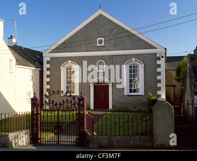 Capel Siloh Battista cappella accanto al vecchio main Holyhead Road (A5) se della Valle, fondata nel 1847 e ricostruita nel 1866. Foto Stock