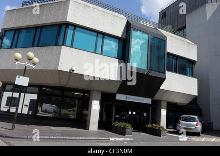 L'ingresso principale a BUPA Cromwell Hospital di Kensington. Foto Stock