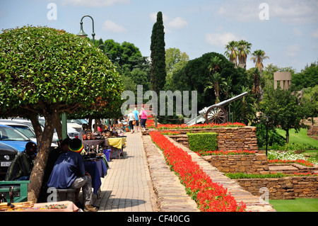 I giardini terrazzati, l'Unione edifici, Meintjieskop, Pretoria, provincia di Gauteng, Repubblica del Sud Africa Foto Stock