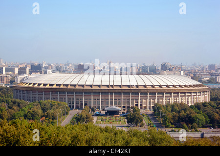 Mosca settembre 5 Grand Arena Sportiva Complesso Olimpico Luzhniki 5 settembre 2009 Mosca Russia Arena Luzniki ha più grande mondo Foto Stock