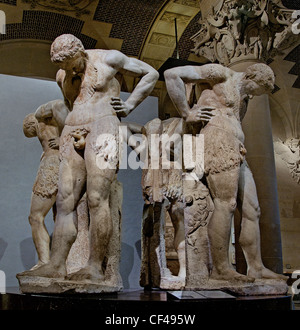 Satiri su Atlantide Roman II secolo D.C. Collezione Albani Foto Stock