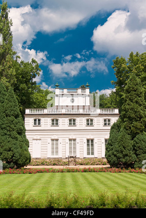 Palazzo di lusso Varsavia giardino Lazienki. La Polonia. Foto Stock