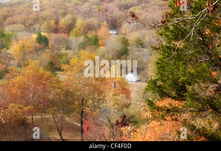 Ozarks foresta nel Missouri durante l autunno o cadono Foto Stock