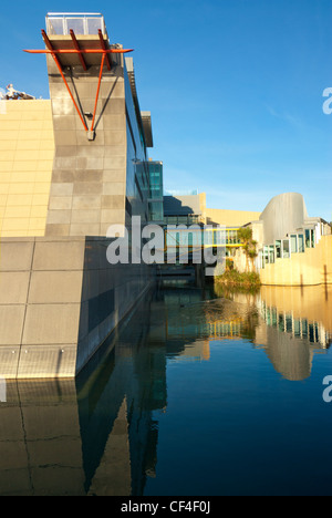 Il Te Papa, il museo nazionale della Nuova Zelanda Wellington e il lungomare di Wellington. Foto Stock