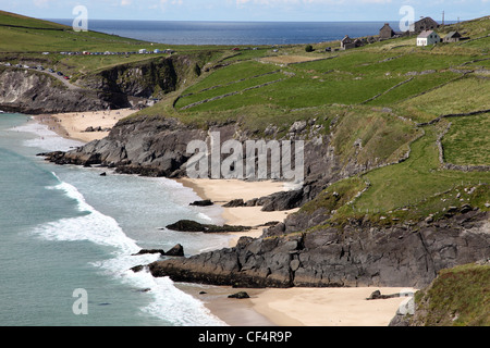 Coomenoole Beach, film ubicazione per Ryans figlia, a Dunmore testa sulla penisola di Dingle, la maggior parte del punto più occidentale dell'Irela Foto Stock