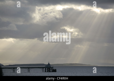 Clevedon Pier vicino a Bristol. Foto Stock