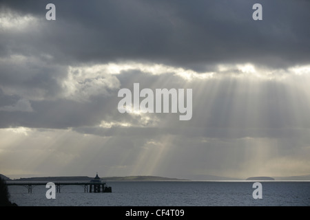 Clevedon Pier vicino a Bristol. Foto Stock