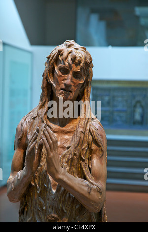 La Maddalena, Maria Maddalena penitente, di Donatello, circa 1455, Museo dell'Opera del Duomo di Firenze, Toscana, Italia, Europa Foto Stock