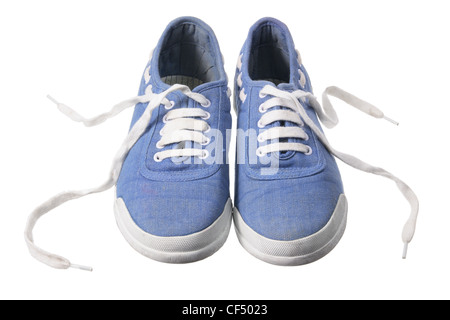 Scarpe di tela Foto stock - Alamy
