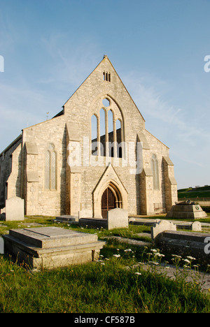 Vista esterna del Royal Garrison Chiesa Vecchia a Portsmouth. Foto Stock