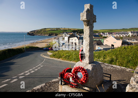 La città costiera di ampia Haven in Pembrokeshire, Galles Foto Stock