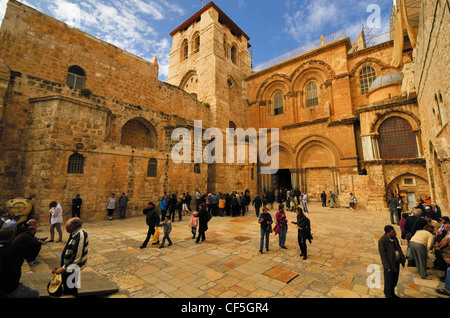 Chiesa del Santo Sepolcro a Gerusalemme, Israele Foto Stock