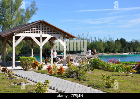 Freeport, Bahamas - UNEXSO delfinario Foto Stock