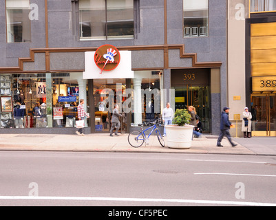 New York Yankees negozio di souvenir, New York City, Stati Uniti d'America Foto Stock