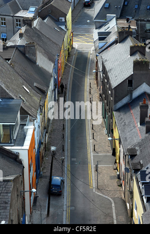 Una vista sui tetti di sughero da Shandon. Foto Stock