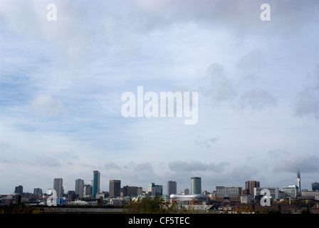 Il Birmingham City skyline, "spesso indicata come la seconda città del Regno Unito". Foto Stock