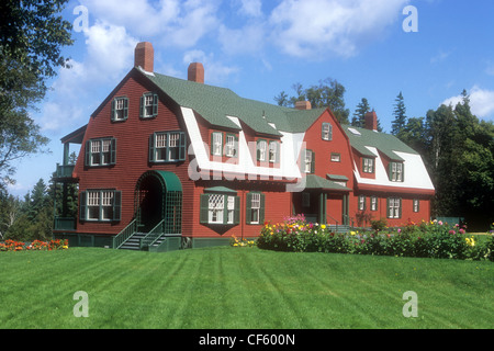 Il Franklin D Roosevelt Cottage su Campobello Island Foto Stock