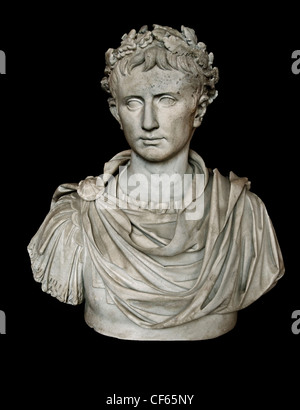 L'imperatore Augusto da 27 - 14 BC Roman Roma Italia Italiano Foto Stock