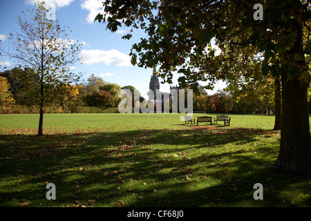 Una vista di fronte di Downing College motivi. Il collegio è stata fondata nel 1800 ed è rinomato per la sua forte legali e medici traditio Foto Stock