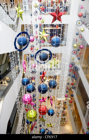 Display di natale in John Lewis Department Store. Foto Stock