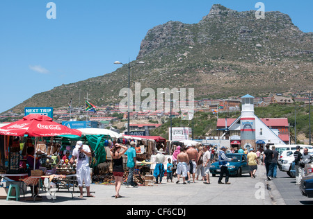 Hout Bay un Western Cape località balneare e porto di pesca del Sud Africa Foto Stock