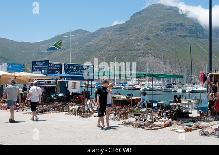 Hout Bay un Western Cape località balneare e porto di pesca del Sud Africa Foto Stock