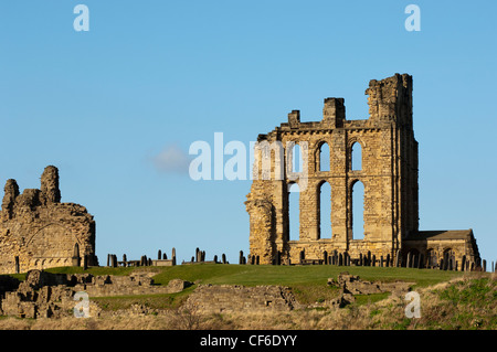 Priorato di Tynemouth Foto Stock