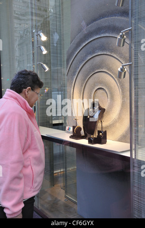 De Beers negozio gioielli, Manhattan, New York, Stati Uniti d'America Foto Stock