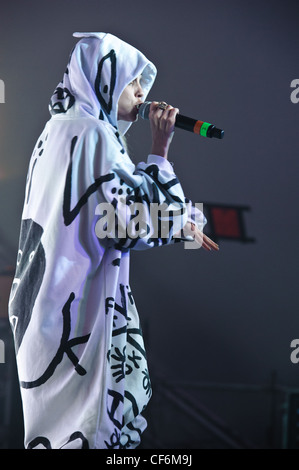 Die Antwoord giocando a Voodoo Festival 2010 in New Orleans. Foto Stock