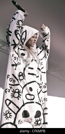 Die Antwoord giocando a Voodoo Festival 2010 in New Orleans. Foto Stock