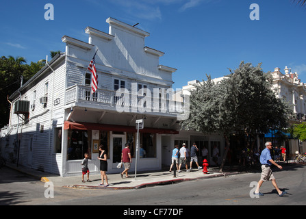 Duval Street, Key West, Florida Foto Stock