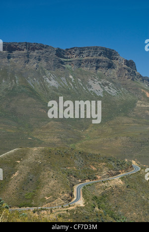 Bain's Kloof Pass montagna Hawequas bacino idrografico, Western Cape, Sud Africa Foto Stock