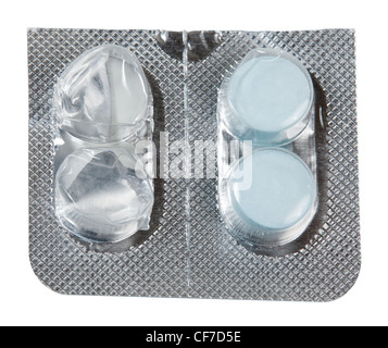 Confezioni di medicina blister con le pillole e pacchi di monete. Medico o  farmacia prescrizione per la salute. Business, finanze concetto. I costi  della salute Foto stock - Alamy