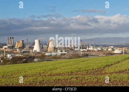 Grangemouth raffineria di petrolio Foto Stock