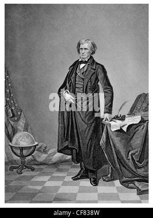 John Caldwell Calhoun (1782 - 1850) settimo Vicepresidente degli Stati Uniti (1825 - 1832). Foto Stock